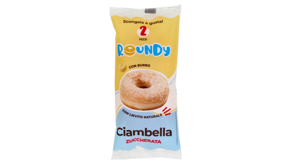 Roundy Ciambella Zuccherata 2 Pezzi 120 g
