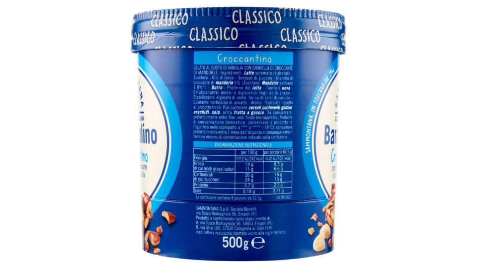 Sammontana Barattolino Classico Croccantino 500 g