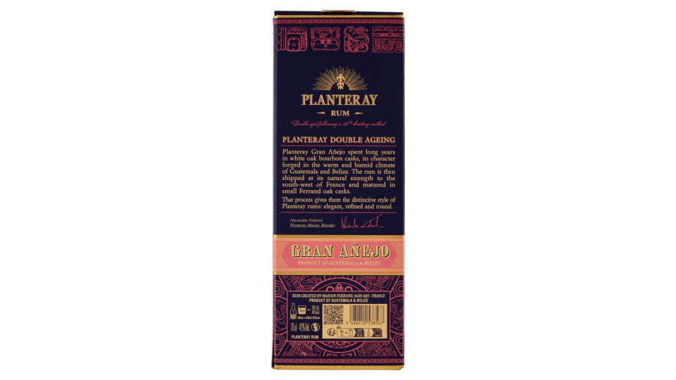 Planteray Rum Guatemala & Belize Gran Añejo 70 cl