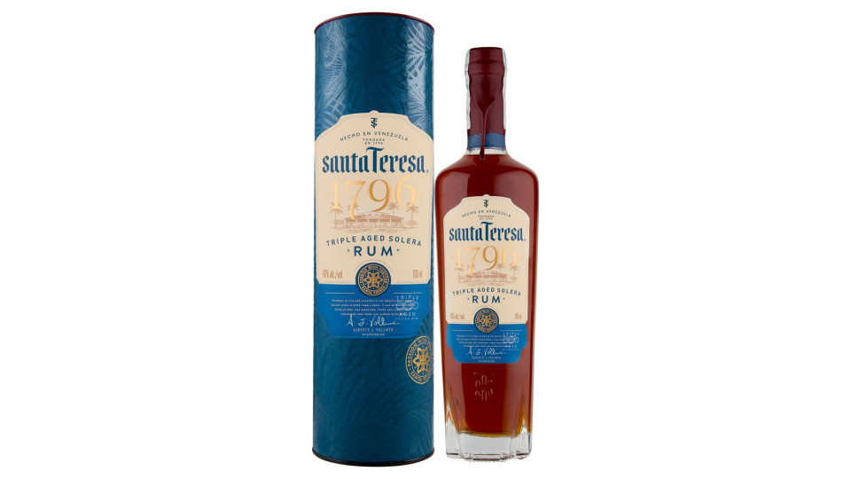 santa Teresa 1796 Triple Aged Solera Rum 700 ml