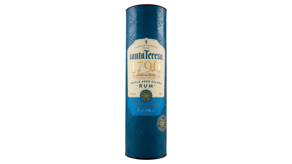 santa Teresa 1796 Triple Aged Solera Rum 700 ml