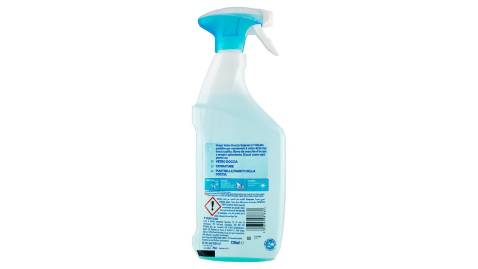 Viakal Vetro Doccia Express Fiore Bianco di Primavera 720 ml