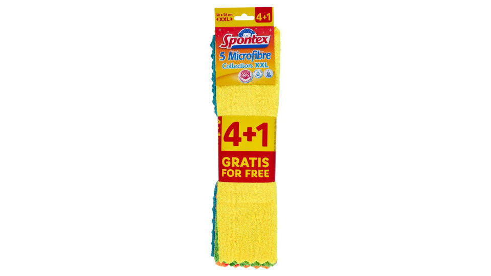Spontex Microfibre Collection XXL 4+1