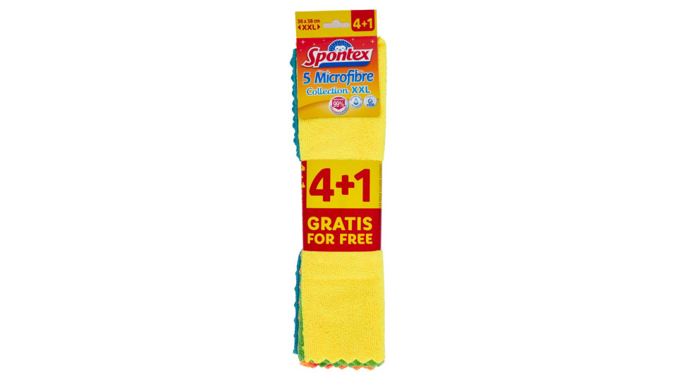 Spontex Microfibre Collection XXL 4+1