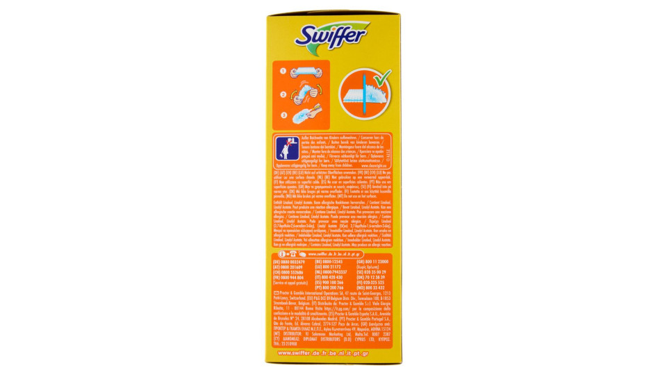 Swiffer Duster Cattura Polvere Clean & Fresh - Ricarica 9 Piumini per spolverare
