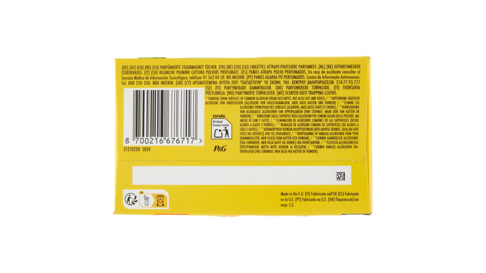Swiffer Duster Cattura Polvere Clean & Fresh - Ricarica 9 Piumini per spolverare