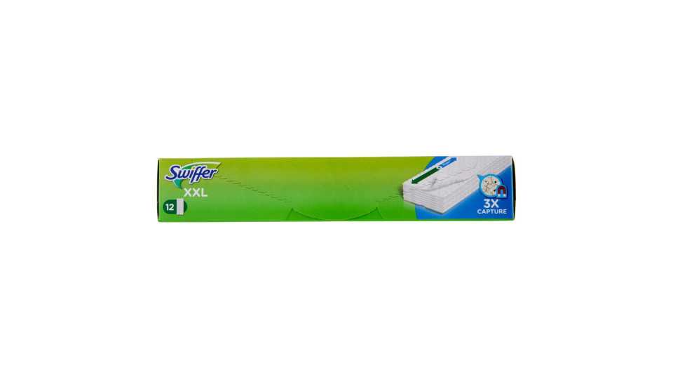 Swiffer XXL Panni Catturapolvere per Scopa Swiffer - Ricarica 12 Panni