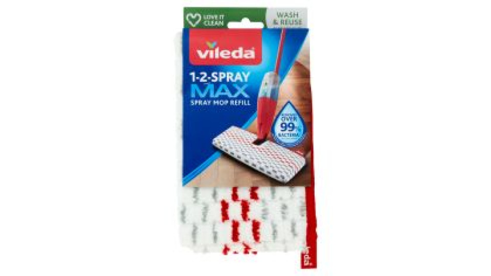 Vileda 1-2-Spray Max Spray Mop Refill