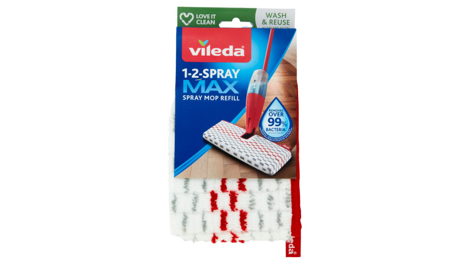 Vileda 1-2-Spray Max Spray Mop Refill