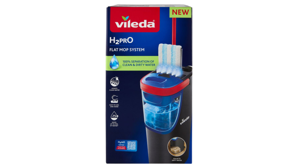 Vileda H2Pro Flat Mop Sistema 1 pz