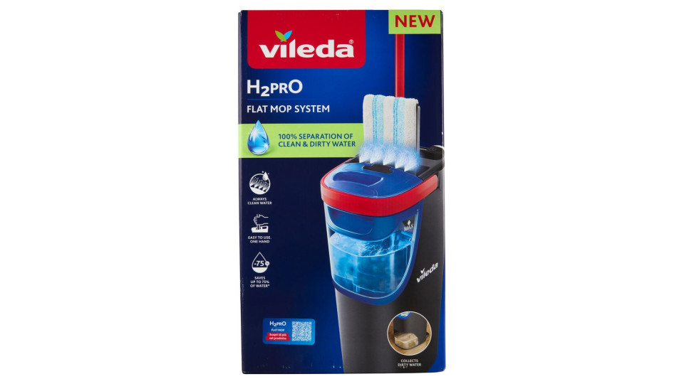 Vileda H2Pro Flat Mop Sistema 1 pz
