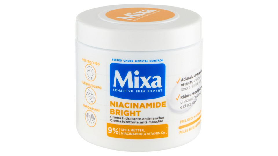 Mixa Niacinamide Bright Crema idratante anti-macchie 400 ml