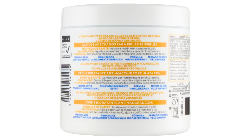 Mixa Niacinamide Bright Crema idratante anti-macchie 400 ml