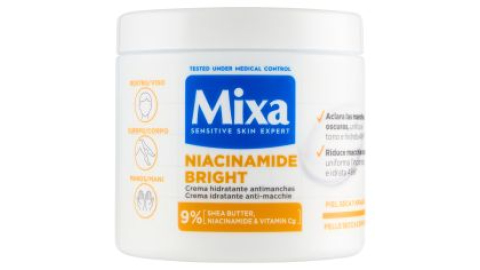Mixa Niacinamide Bright Crema idratante anti-macchie 400 ml