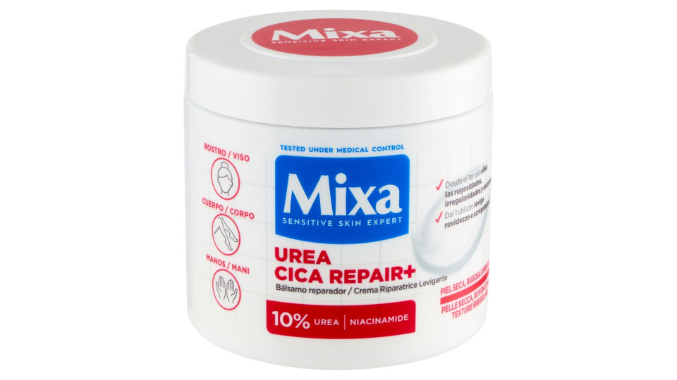 Mixa Urea Cica Repair+ Crema Riparatrice Levigante 400 ml