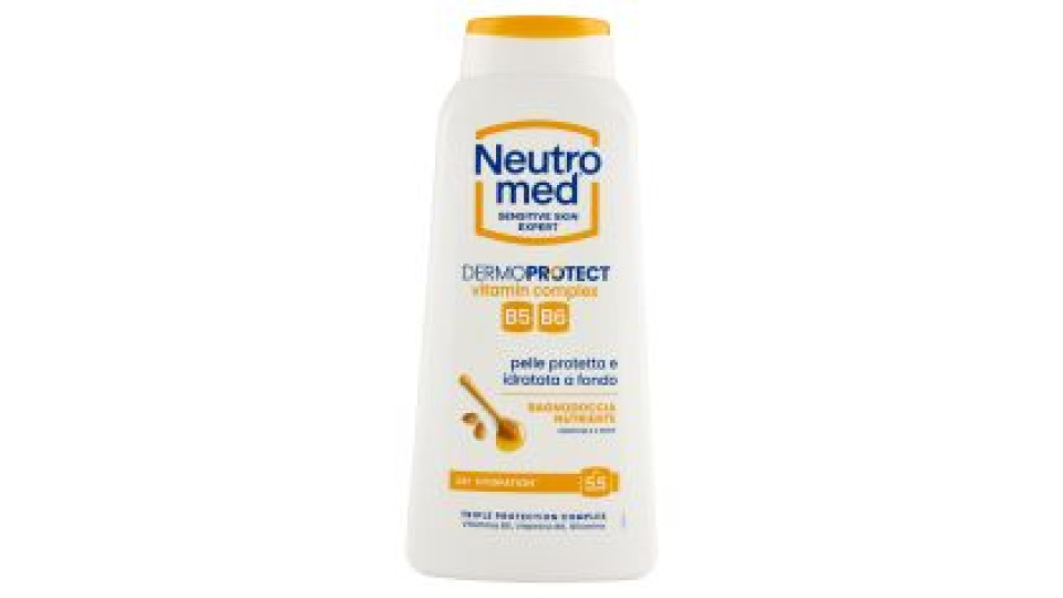 Neutromed Dermoprotect vitamin complex Bagnodoccia Nutriente Mandorla e Miele pH 5,5 600 ml
