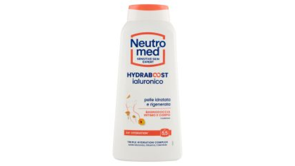 Neutromed Hydraboost ialuronico Bagnodoccia Intimo e Corpo Calendula pH 5,5 600 ml