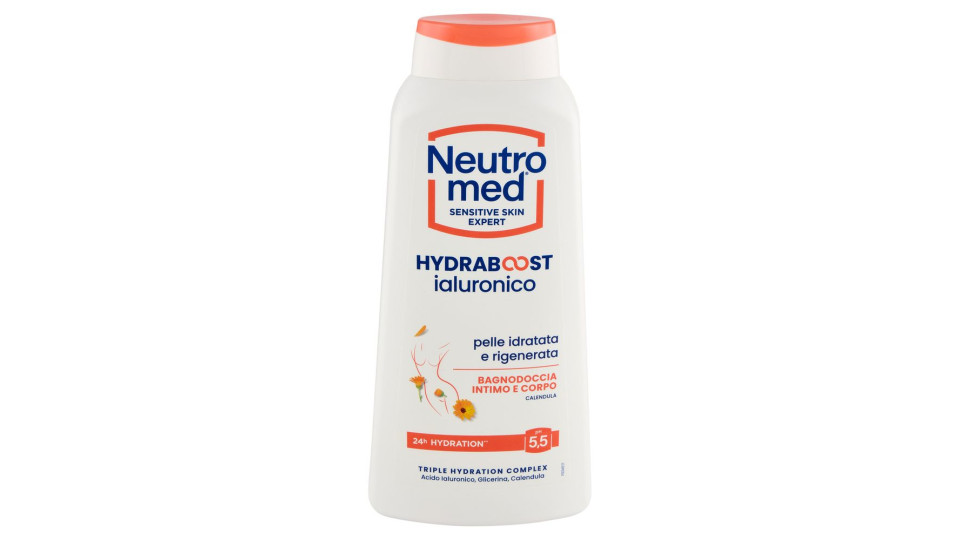 Neutromed Hydraboost ialuronico Bagnodoccia Intimo e Corpo Calendula pH 5,5 600 ml