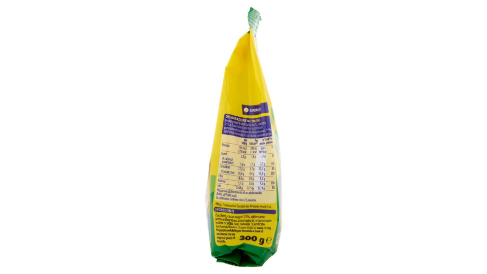 NESQUIK Choconutty gusto Nocciola Preparato per Bevanda con Cacao Solubile Sacchetto 300g