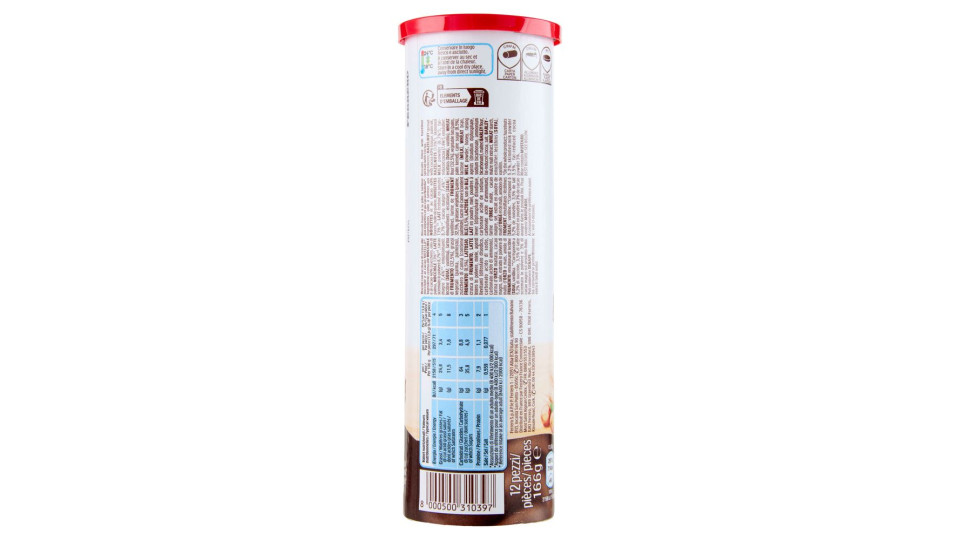 nutella biscuits 12 pezzi 166 g
