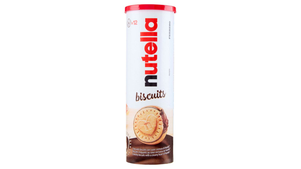nutella biscuits 12 pezzi 166 g
