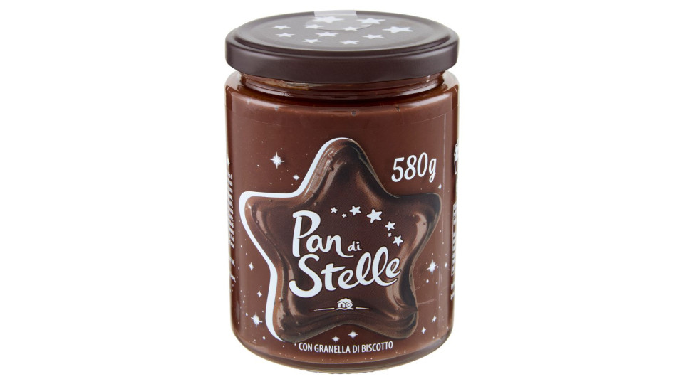 Pan di Stelle Crema al Cacao Nocciole e Granella di Biscotto 580g