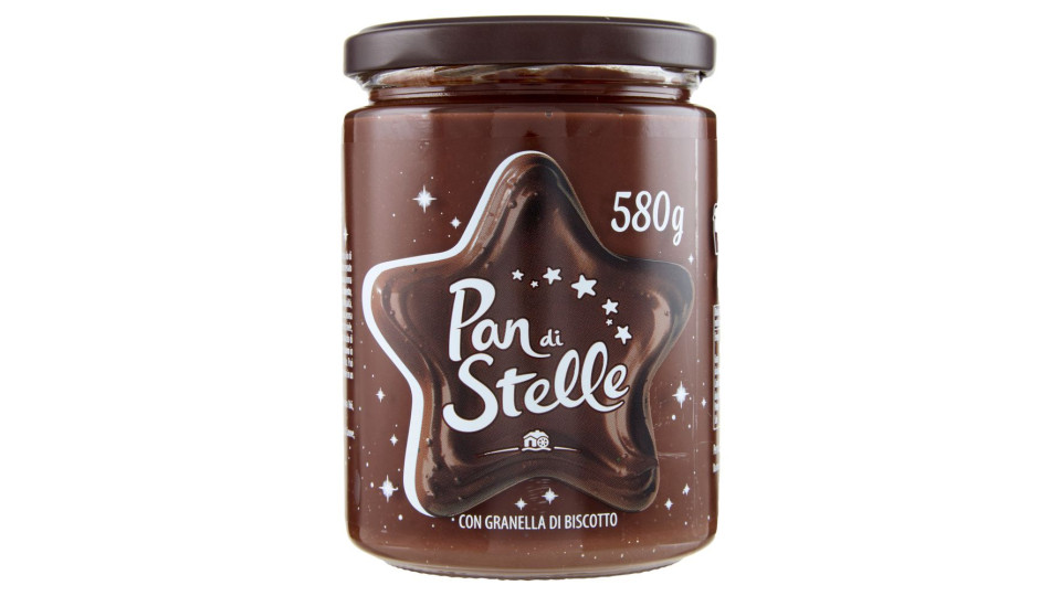 Pan di Stelle Crema al Cacao Nocciole e Granella di Biscotto 580g