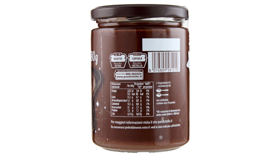 Pan di Stelle Crema al Cacao Nocciole e Granella di Biscotto 580g