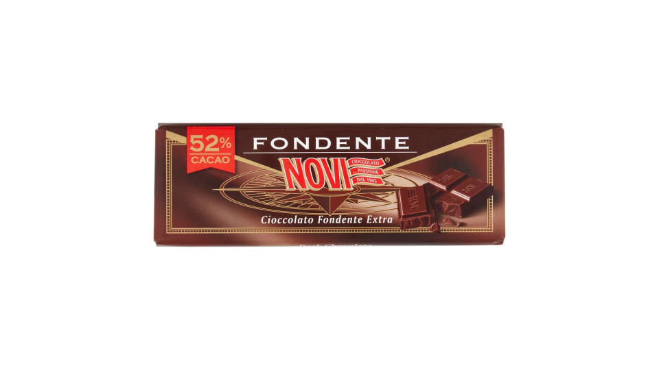 Novi Fondente 52% Cacao Cioccolato Fondente Extra 200 g