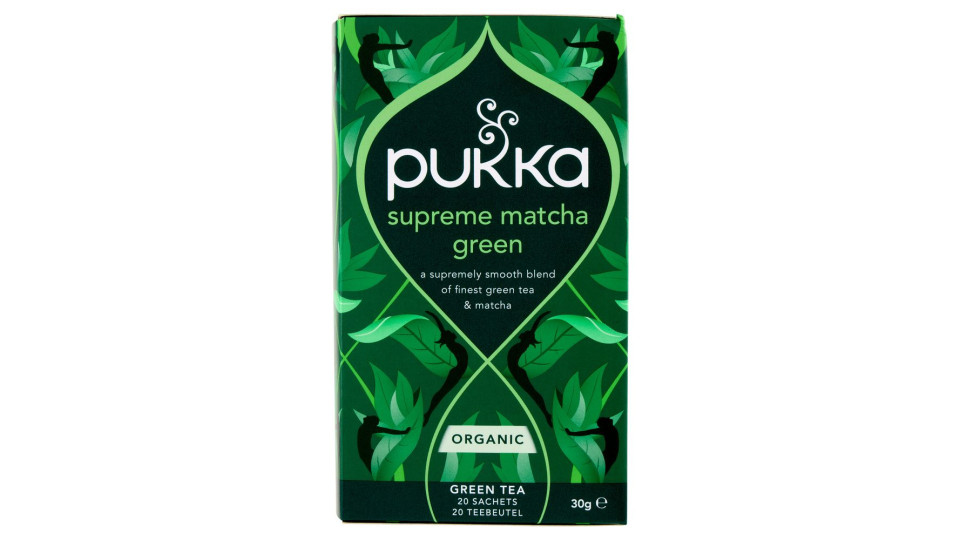 pukka supreme matcha green Organic 20 Bustine di Tè Verde 30 g