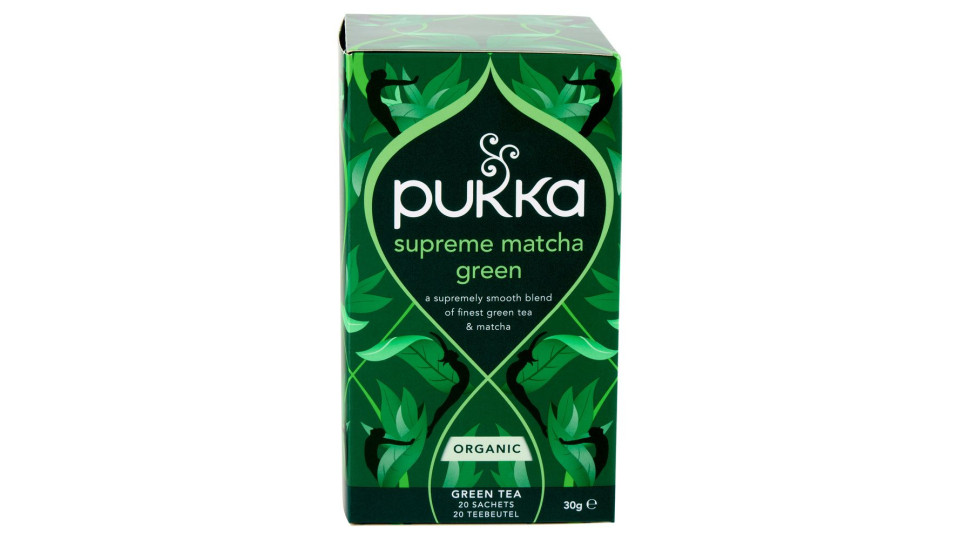 pukka supreme matcha green Organic 20 Bustine di Tè Verde 30 g