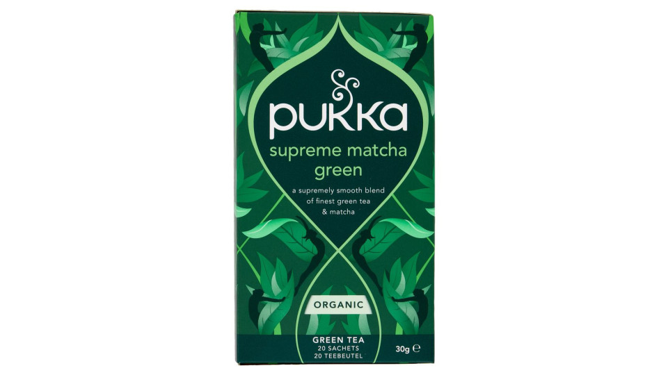 pukka supreme matcha green Organic 20 Bustine di Tè Verde 30 g