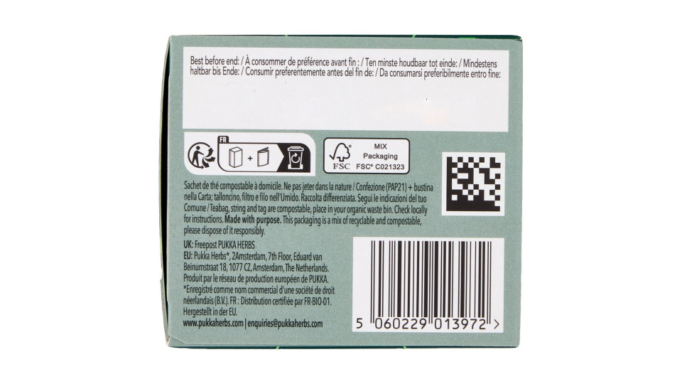 pukka supreme matcha green Organic 20 Bustine di Tè Verde 30 g