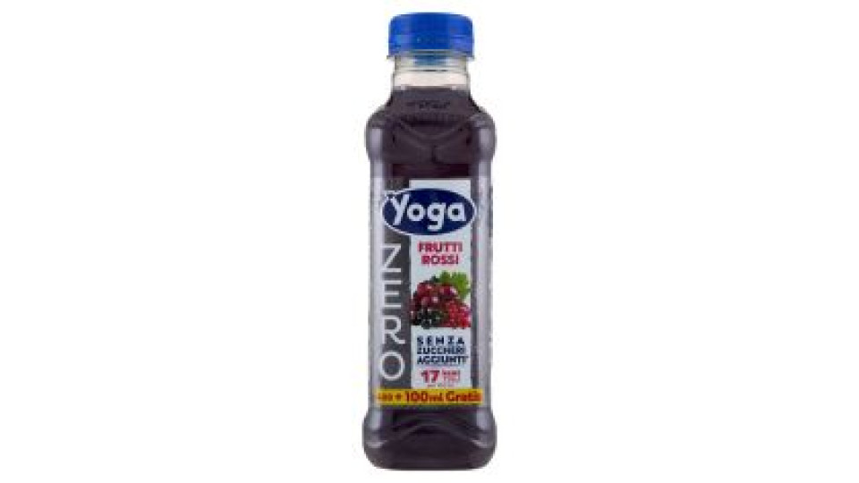 Yoga Zero Multi Frutti Rossi Senza Zuccheri Aggiunti* 500 ml