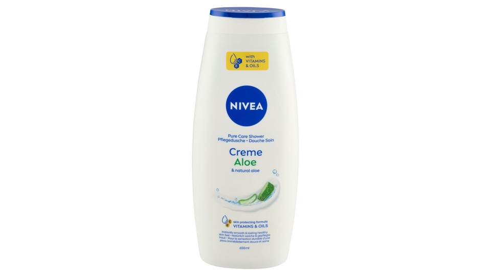 Nivea Creme Aloe Pure Care Shower 650 ml