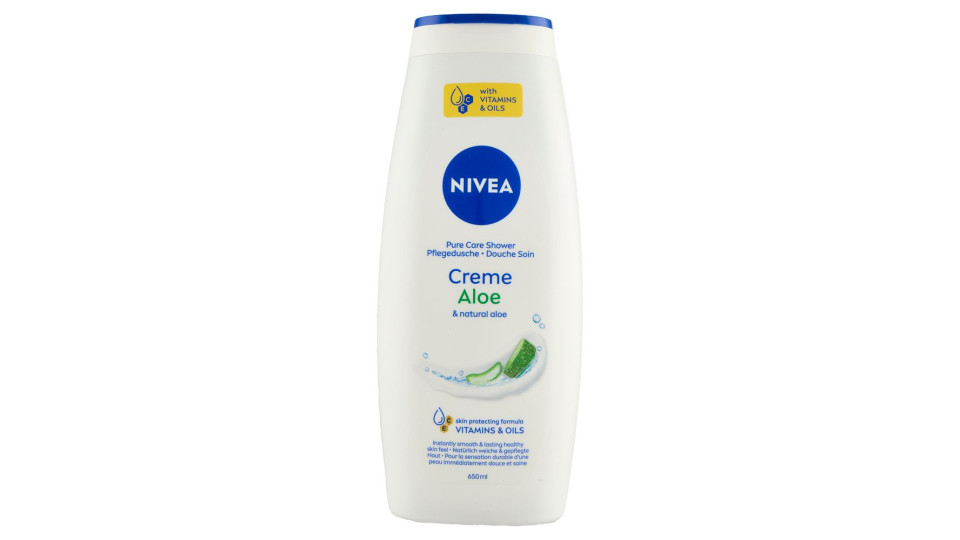 Nivea Creme Aloe Pure Care Shower 650 ml