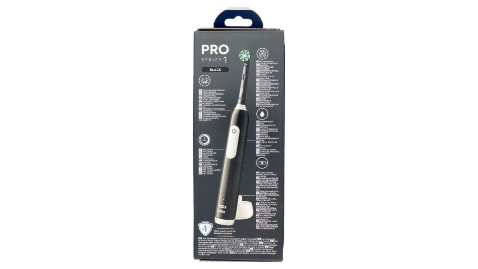 Oral-B Spazzolino Elettrico Denti Ricaricabile Pro Series 1 Black