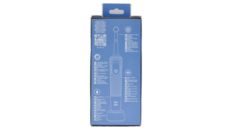 Oral-B Spazzolino Elettrico Denti Ricaricabile Pro Vitality Lilla