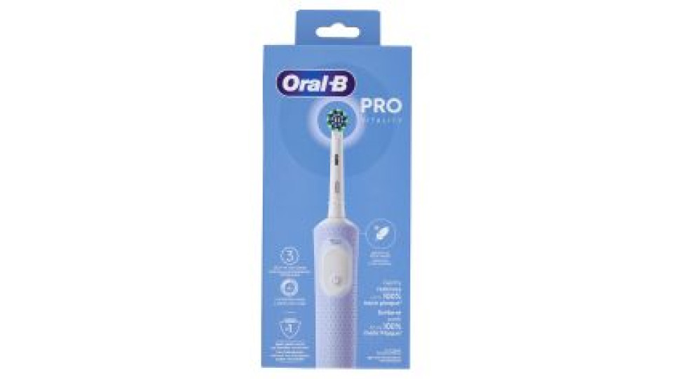 Oral-B Spazzolino Elettrico Denti Ricaricabile Pro Vitality Lilla
