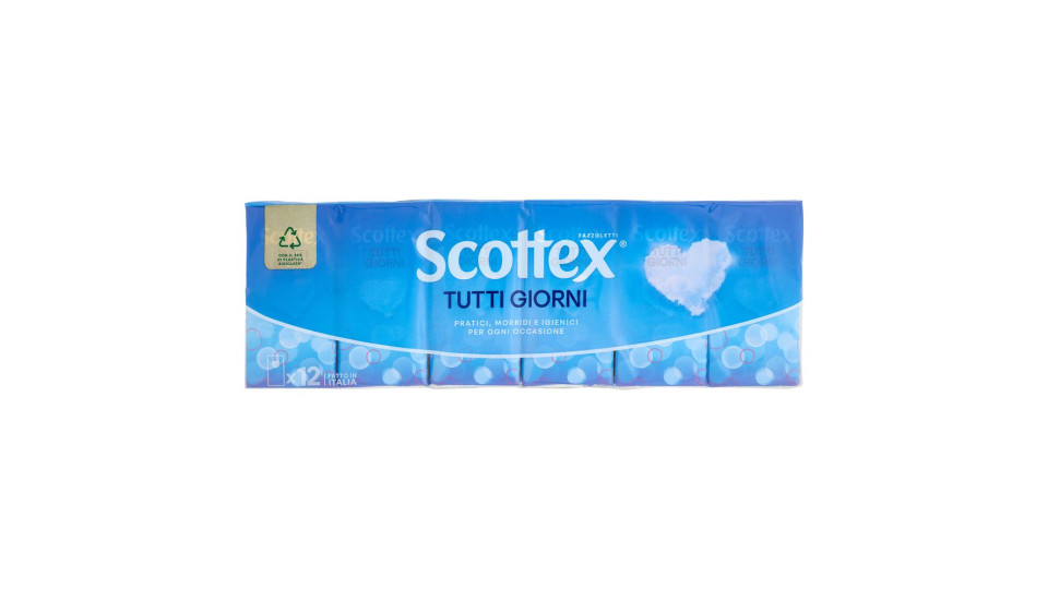 Scottex Tutti Giorni Fazzoletti 12 pz