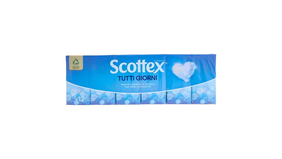 Scottex Tutti Giorni Fazzoletti 12 pz
