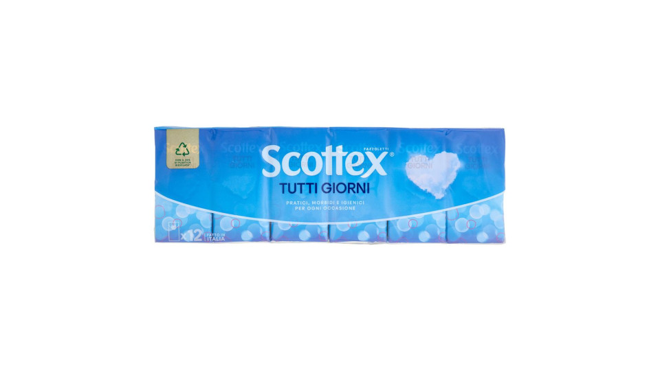 Scottex Tutti Giorni Fazzoletti 12 pz