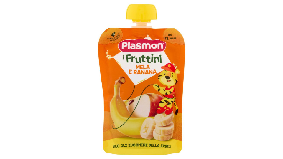 Plasmon i Fruttini Mela e Banana 130 g