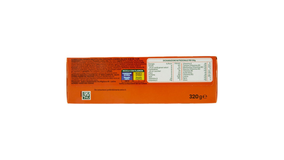 Plasmon il Biscotto Cioccolato 320 g