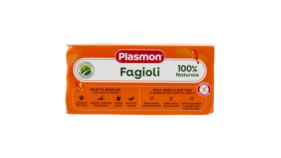 Plasmon Omogeneizzato Fagioli con carote 2 x 80 g