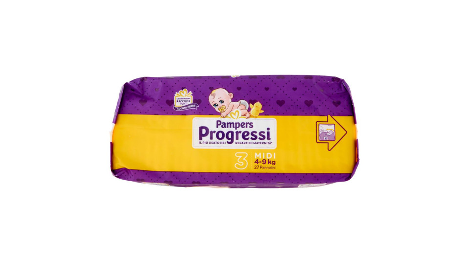 Pampers Progressi Midi 27 pz