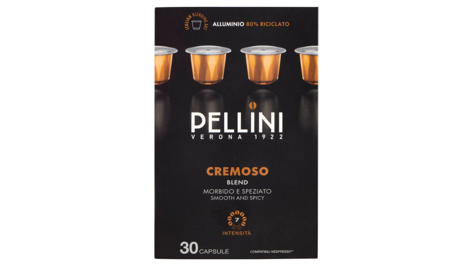 Pellini Cremoso Compatibili Nespresso* 30 Capsule 165 g