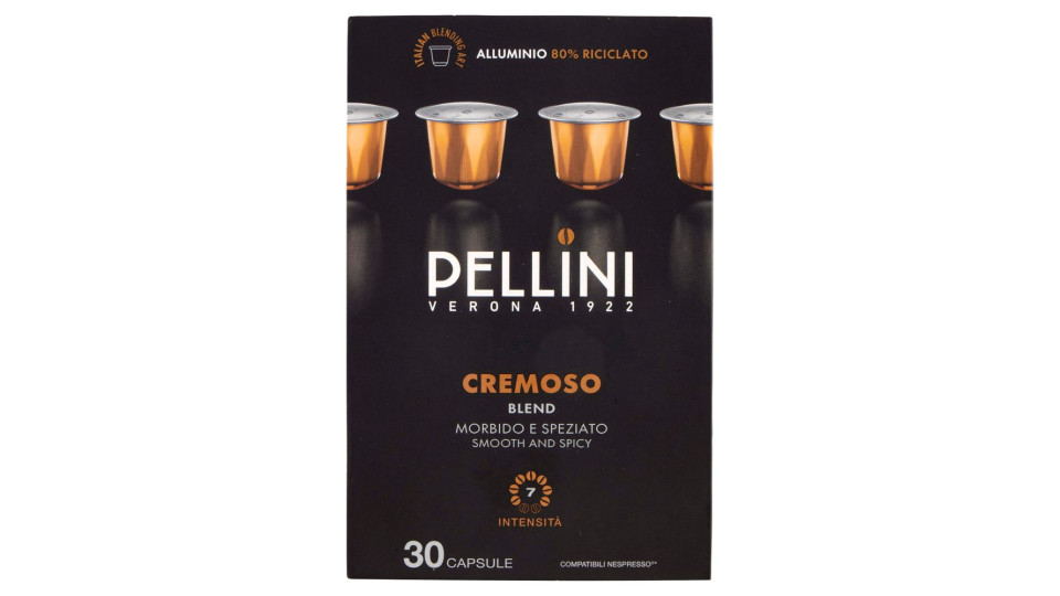 Pellini Cremoso Compatibili Nespresso* 30 Capsule 165 g
