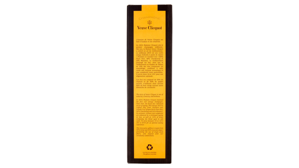 Veuve Clicquot Champagne Brut Vintage 2015 Astuccio 750ml