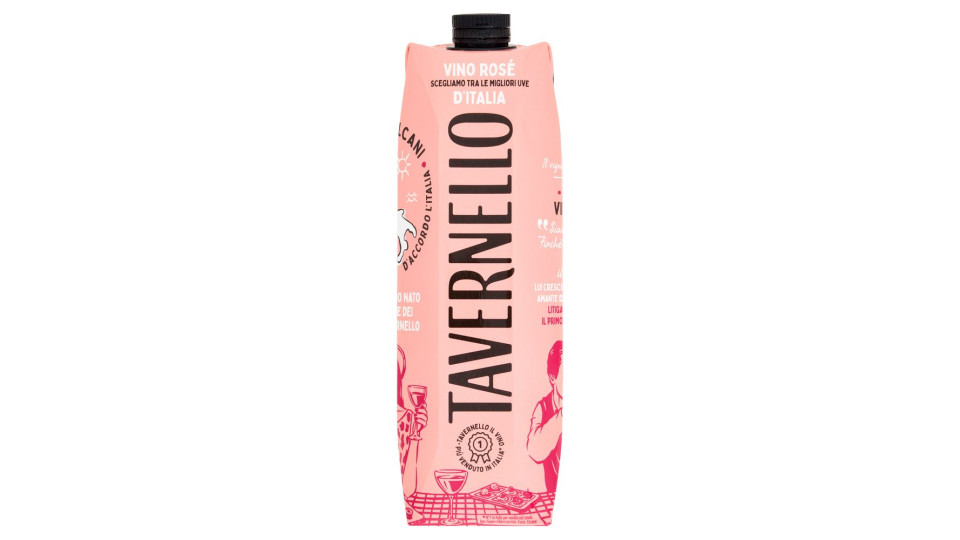 Tavernello Vino Rosé d'Italia 1 L